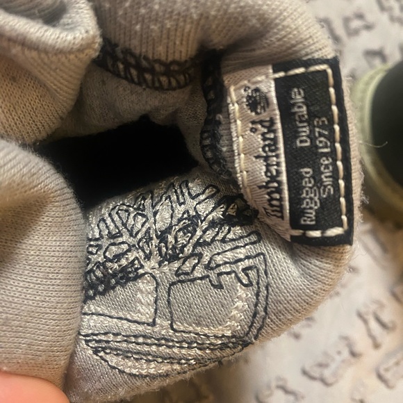 Timberland Boys Roll Top Leather Boots Size 12 - Picture 5 of 8